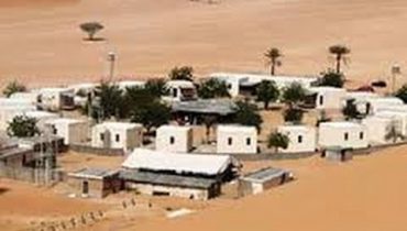 Al Wasil village, In the desert, Oman
