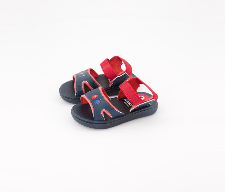 Baby Basic Sandal Navy/Red