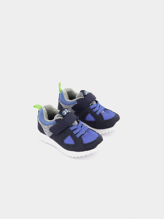 Baby Boys Sport Tech Shoes Navy/Blue/Grey