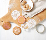 Biscuit Cutters with Templates White