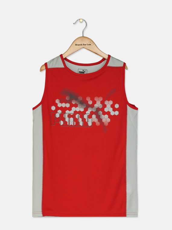 Boys Graphic-Print Tank Top Star Red