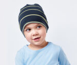 Boys Toddler Reversible Hat Blue