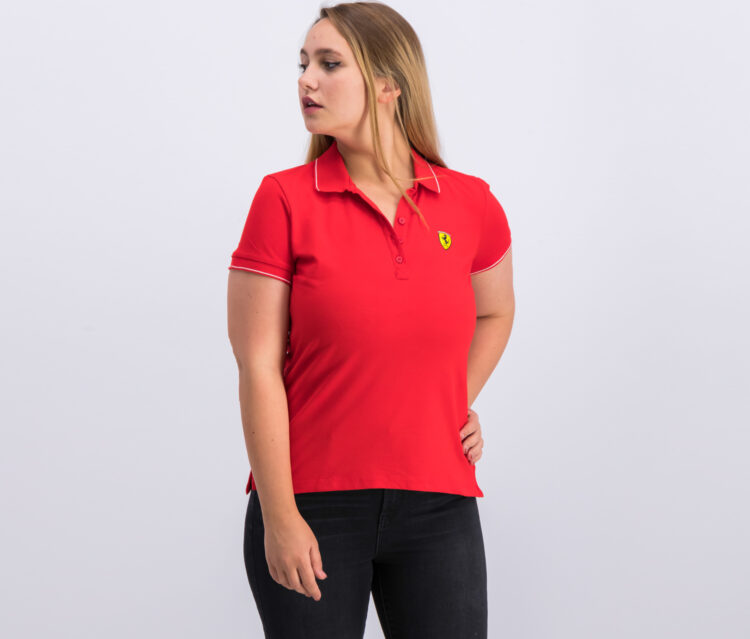F1 Classic Ladies Polo Shirt Red