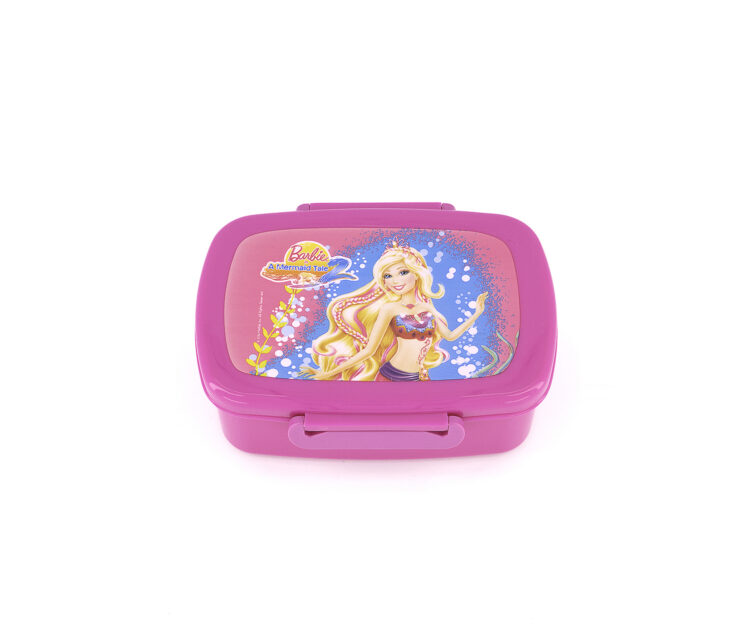 Girls Mermaid Tale Food Container Pink Combo