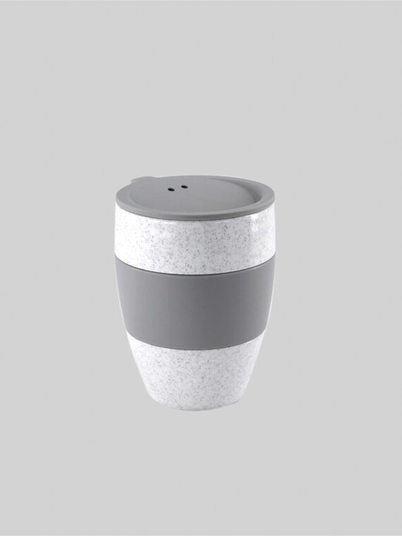 Insulated Drink Tumbler 400 ml Grey/White