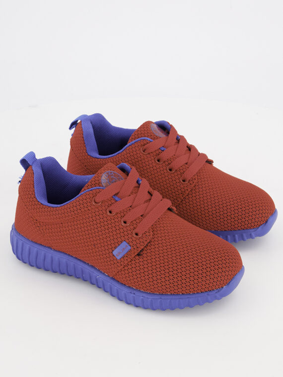 Kids Boys Lace-Up Shoes Red/Blue