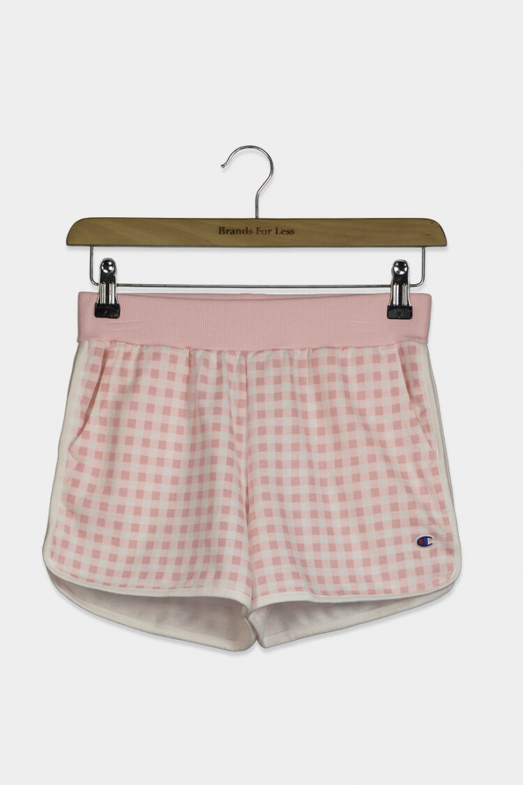Kids Girls French Terry Running Short Pink Candy