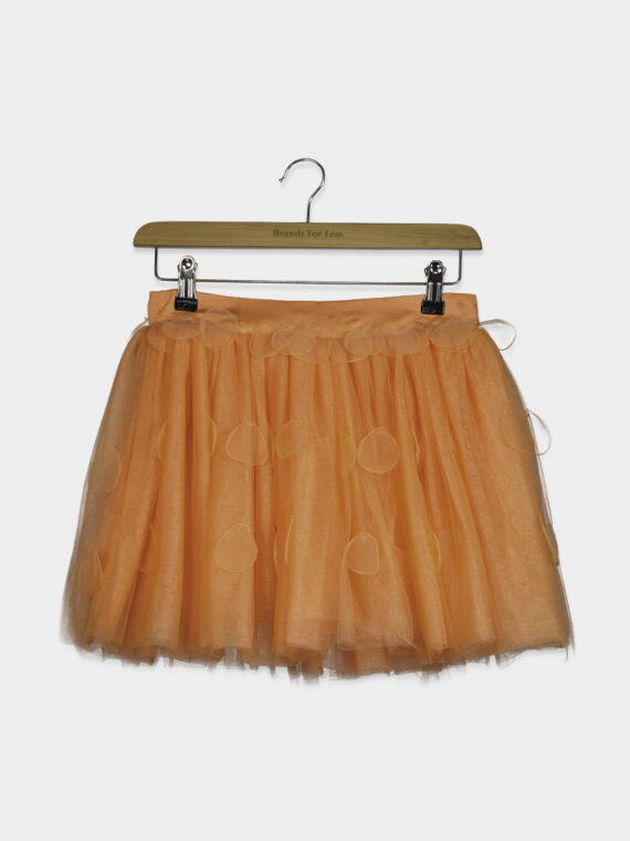 Kids Girls Mini Skirt Orange