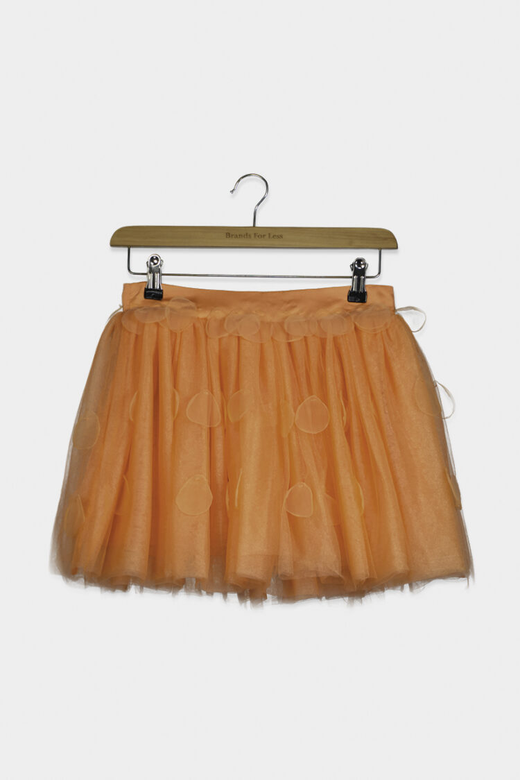 Kids Girls Mini Skirt Orange
