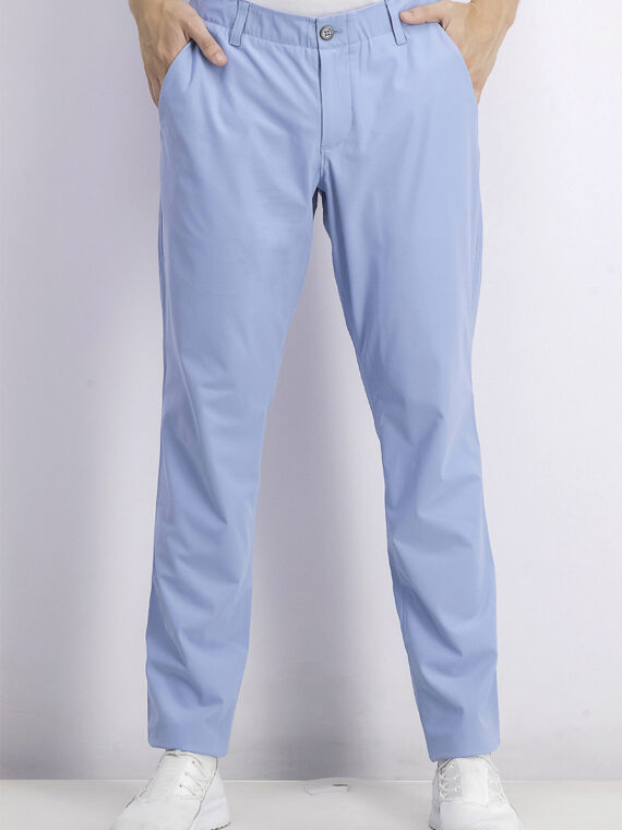 Mens Microthread Tapered Pants Light Blue