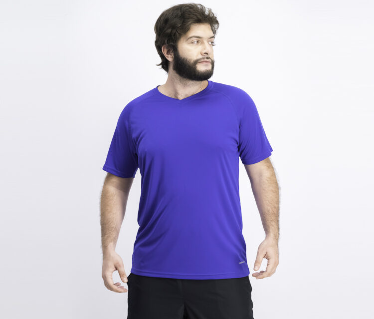 Mens Plain V-neck T-shirts Royal Blue