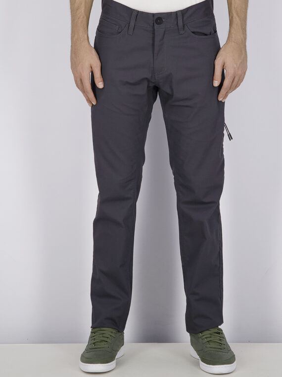 Mens Slim Straight Fit Pants Forge Iron