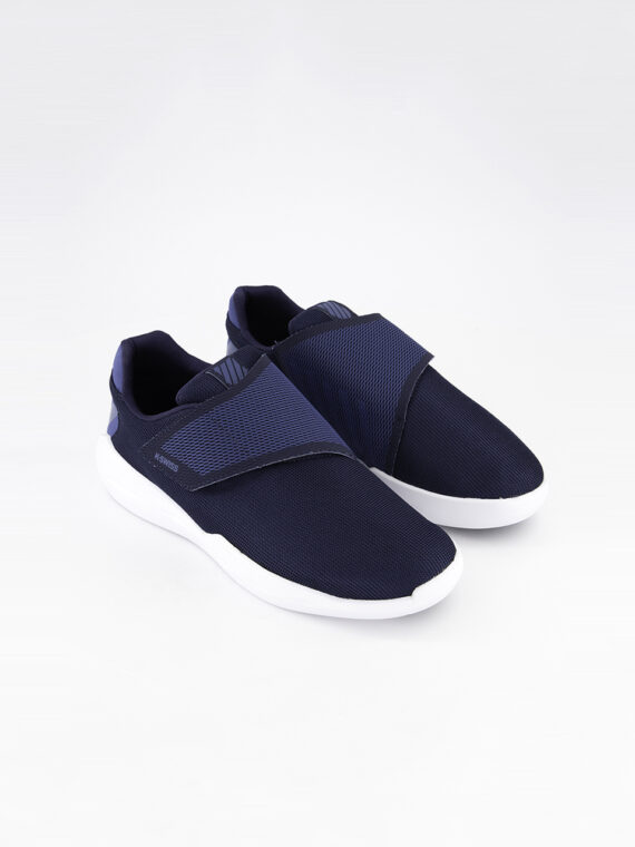Mens Wide Functional Strap Casual Shoes Navy/Black Iris/White
