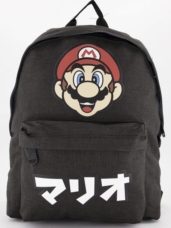 Super Mario Japanese Edition Backpack 40 H x 31 L x 10 W cm Black