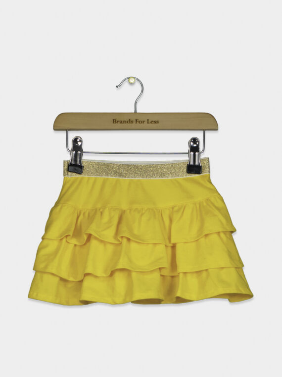 Toddler Girls Ruffle Skirt Yellow