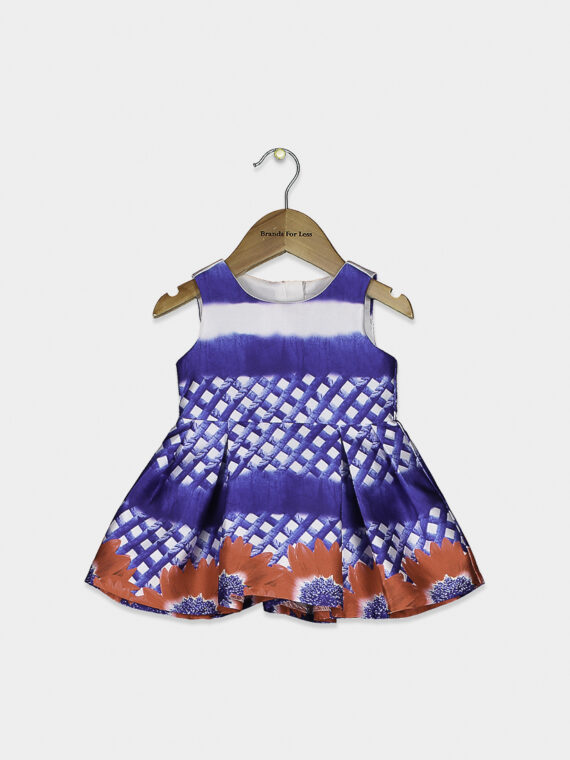 Toddler Girls Sleeveless Dress Fantasy/Blue