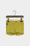 Toddler Grills Slant Pocket Pull-On Shorts Yellow