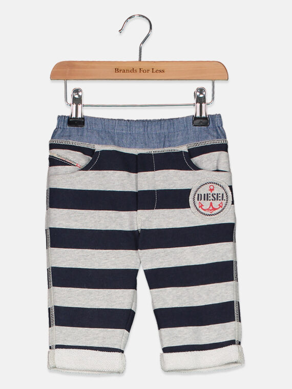 Toddler Pitb Stripe Pull On Pants Navy/Grey