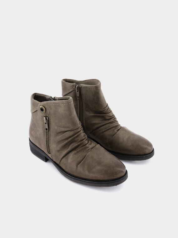 Womens Anila Ankle Boots Taupe