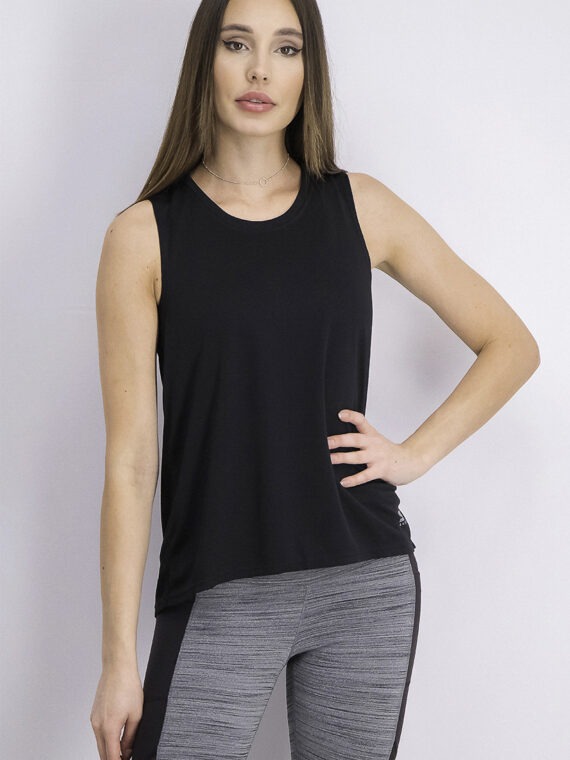 Womens Breathable Tank Top Black