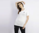 Womens Graphic Short Sleeves T-Shirt White