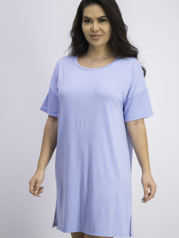 Womens Lush-Luxe Sleep Dress Powder Blue