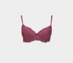 Womens Padded Underwire Lace Extreme Push-Up Bra Go Go Berry