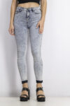 Womens Paradise High Waist Jeans Washed Blue