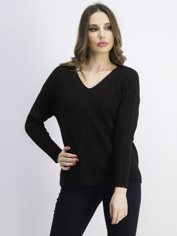 Womens Pullover Sweater Black