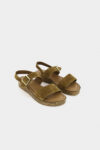 Womens Vita Tay-Italy Buckled Sandals Brown