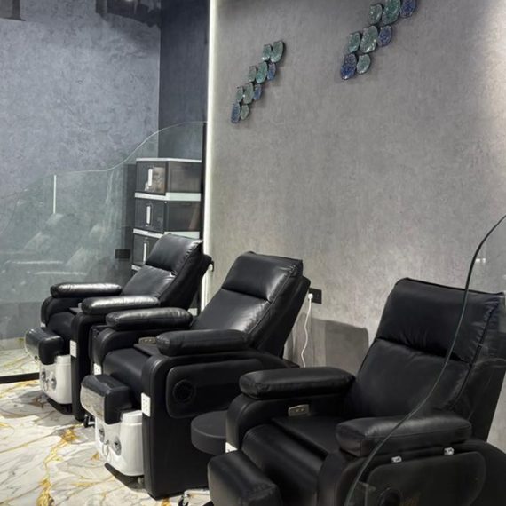 Acrylic Or Hard Gel Extensions With Classic Or Gelish Mani-Pedi NAILS Shop Online at Special Price from Oman Mega Deals