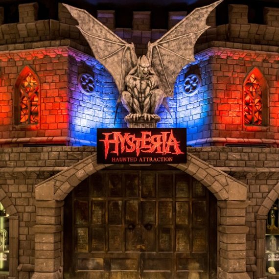 Experience Dubais Haunted Attraction: Hysterias 15-Room Adventure! Swim Shop Online at Special Price from Oman Mega Deals