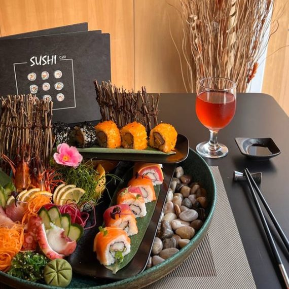For 1 Child Or 1, 2 Or 4 Adults: All-You-Can-Eat Sushi JAPANESE Shop Online at Special Price from Oman Mega Deals