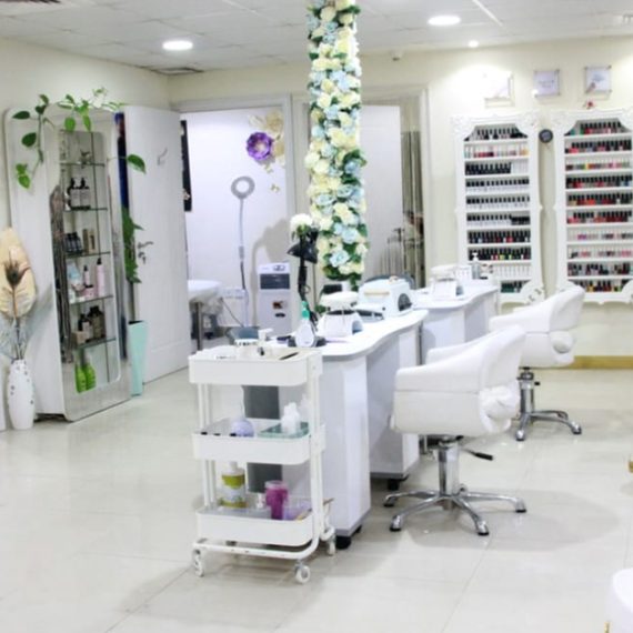 Mani-Pedi, Blowdry & Russian Nail Extensions NAILS Shop Online at Special Price from Oman Mega Deals