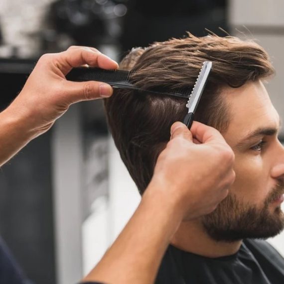 Mens Grooming Package At Wajh Al Qamar Gents Saloon HAIRDRESSER Shop Online at Special Price from Oman Mega Deals