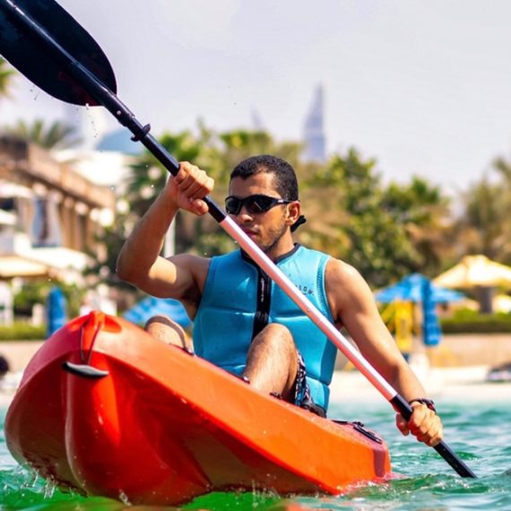 One-Hour Paddleboard Or Kayak Rental At Sea Riders WATER SPORTS Shop Online at Special Price from Oman Mega Deals