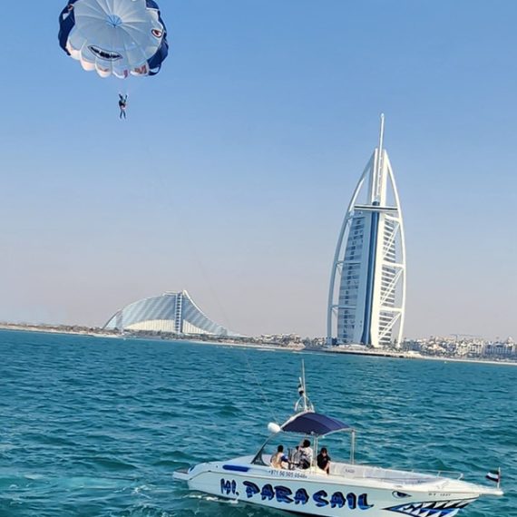 Parasailing In The Middle Of The Sea At 500ft For One Or Two WATER SPORTS Shop Online at Special Price from Oman Mega Deals