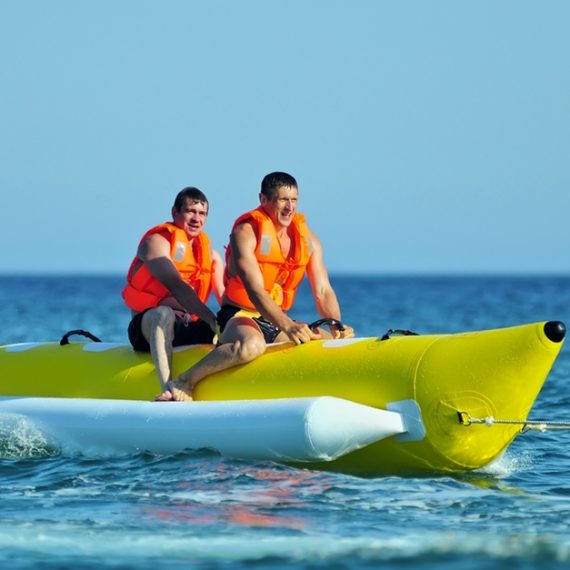 Thrilling Rides: 30-Min Inflatable Banana Or Donut-Shaped Boat Ride WATER SPORTS Shop Online at Special Price from Oman Mega Deals