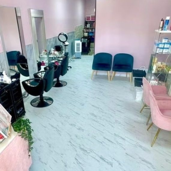 Transform Your Look: Hair Wash, Blow Dry, Haircut And Roots Touch Up Swim Shop Online at Special Price from Oman Mega Deals
