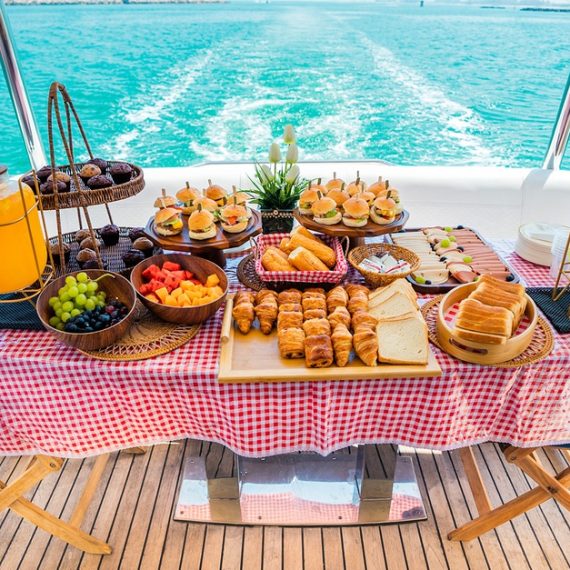 Two Hour Cruise With Breakfast Spread (Marina Departure) Swim Shop Online at Special Price from Oman Mega Deals