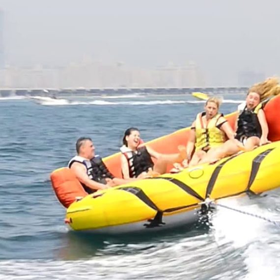 Wakeboarding Or Banana Boat Ride With Bissalama Yachts WATER SPORTS Shop Online at Special Price from Oman Mega Deals