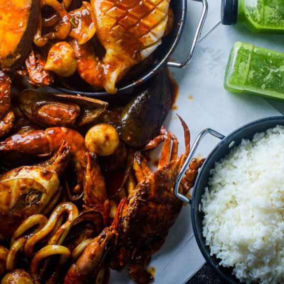 All You Can Eat Seafood Menu For One Child Or Up To Four Adults FISH RESTAURANT Shop Online at Special Price from Oman Mega Deals