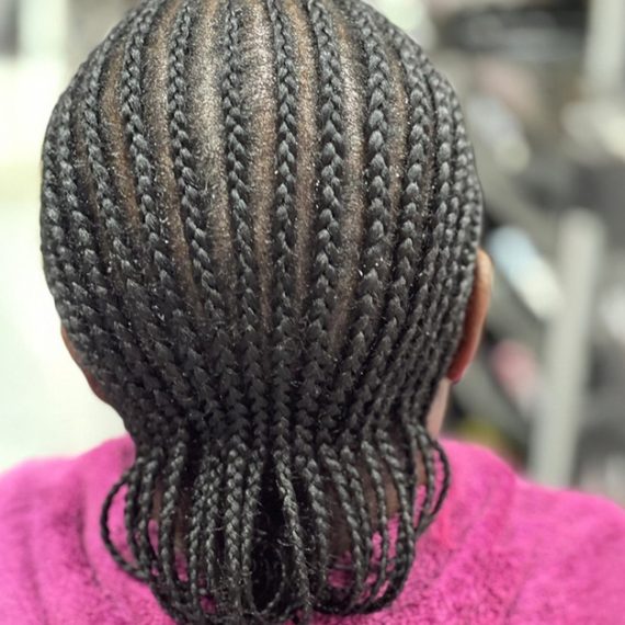 Big, Medium Or Small Braids With Hair Wash And Blow Dry Swim Shop Online at Special Price from Oman Mega Deals