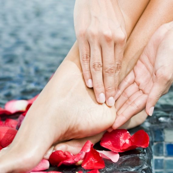 Manicure & Pedicure Packages With Gelish Or Acrylic Options NAILS Shop Online at Special Price from Oman Mega Deals