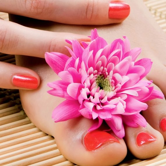 Pamper Your Hands And Feet: Classic Or Gelish Manicure And Pedicure NAILS Shop Online at Special Price from Oman Mega Deals