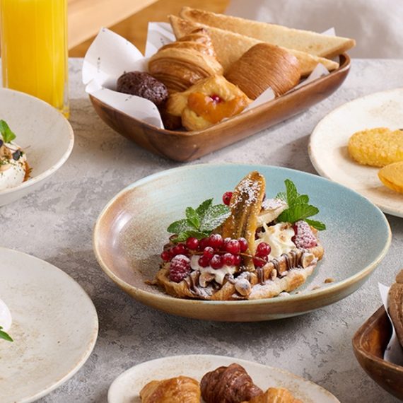 Choice Of Breakfast: English, Combo, Or Vegan For One, Two, Or Four Swim Shop Online at Special Price from Oman Mega Deals