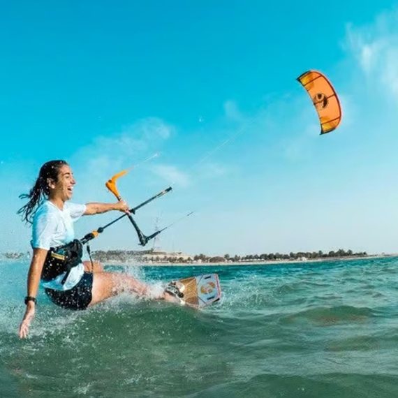 Kite Surfing Introduction Lesson Or Group Lesson For 2 (2 Hours) WATER SPORTS Shop Online at Special Price from Oman Mega Deals