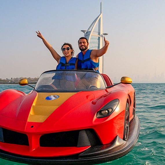 Thrilling Jet Car & Flyboard Adventures With Burj Al Arab Views WATER SPORTS Shop Online at Special Price from Oman Mega Deals