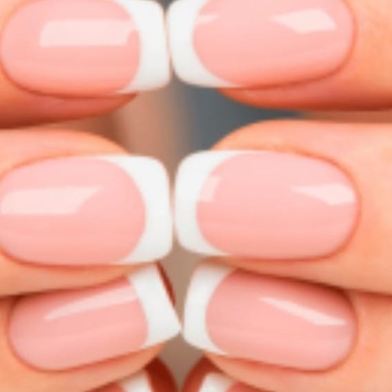 Nail Extensions: Acrylic/Hard Gel Full Set With Normal/Gelish Polish NAILS Shop Online at Special Price from Oman Mega Deals