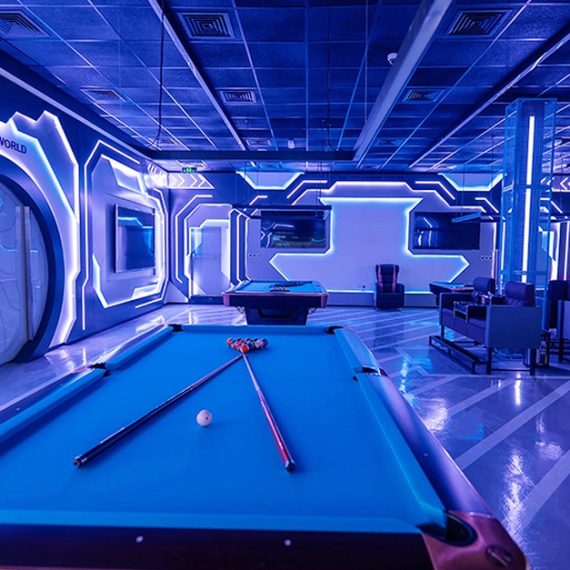 Choice Of 1, 2, 3, Or 5 Hours Of Billiards Pc Ps5 With Food Credit Swim Shop Online at Special Price from Oman Mega Deals